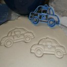POLICE CAR CITY GROUND EMERGENCY VEHICLE TRANSPORTATION COOKIE CUTTER USA PR2607