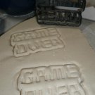 GAME OVER WEDDING BACHELOR PARTY 8 BIT WORDING QUOTE COOKIE CUTTER USA PR2599