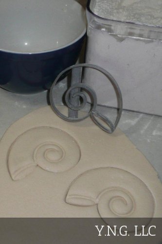 SEA SNAIL GASTROPOD SHELL SPIRAL COILED HARD LAYER COOKIE CUTTER USA PR2594