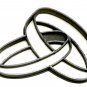 LINKED RINGS MISS TO MRS ANNIVERSARY WEDDING ENGAGEMENT COOKIE CUTTER USA PR2587