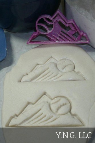 Colorado Rockies Logo MLB Baseball Sports Athletics Cookie Cutter USA PR2583