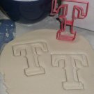 Texas Rangers T Logo MLB Baseball Team Sports Athletics Cookie Cutter USA PR2575