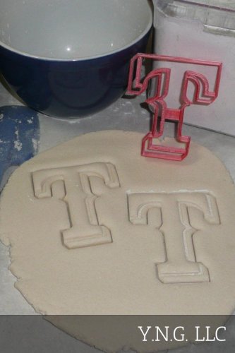 Texas Rangers T Logo MLB Baseball Team Sports Athletics Cookie Cutter USA PR2575