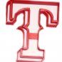 Texas Rangers T Logo MLB Baseball Team Sports Athletics Cookie Cutter USA PR2575