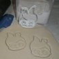 HOPS HEAD FACE DETAIL WHITE BUNNY EARS SURPRISE DOLL COOKIE CUTTER USA PR2537