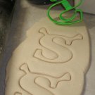 SHREK S LOGO HEAD HORNS GREEN OGRE MONSTER CREATURE COOKIE CUTTER USA PR2528