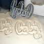 BABY WORD QUOTE GENDER REVEAL PARTY PREGNANCY BABY SHOWER COOKIE CUTTER PR2523
