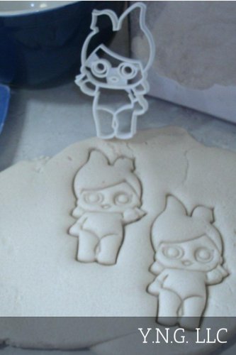 HOPS WHITE BUNNY EARS SURPRISE DOLL SERIES CHILDREN TOY COOKIE CUTTER USA PR2512