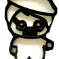 BEATNIK BABE WHITE HAIR STRIPED SHIRT BLACK BERET COOKIE CUTTER USA PR2511