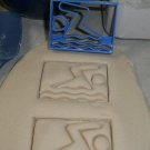 SWIMMING LOGO SCHOOL SWIM SPORT EXERCISE RECREATION COOKIE CUTTER USA PR2498