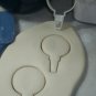 GOLF BALL TEE CLUB HOLE IN ONE COURSE STROKE BIRDIE PGA COOKIE CUTTER USA PR2496