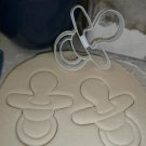 PACIFIER SOOTHER BINKY TEETHER RUBBER SILICONE BABY COOKIE CUTTER USA PR2463