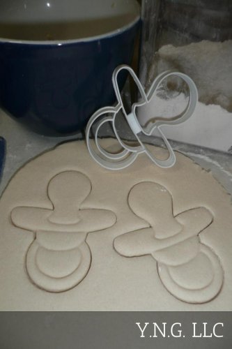 PACIFIER SOOTHER BINKY TEETHER RUBBER SILICONE BABY COOKIE CUTTER USA PR2463
