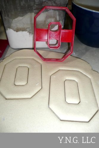Ohio State University Buckeyes O Logo Sport Athletics Cookie Cutter USA PR2453