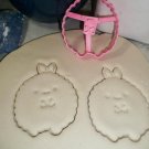 Bunny Rabbit Round Ball Puffy Cute Animal Cookie Cutter USA PR2474