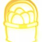 EASTER BASKET SPRING SEASON EGG EGGS BUNNY TREAT GIFT COOKIE CUTTER USA PR2444