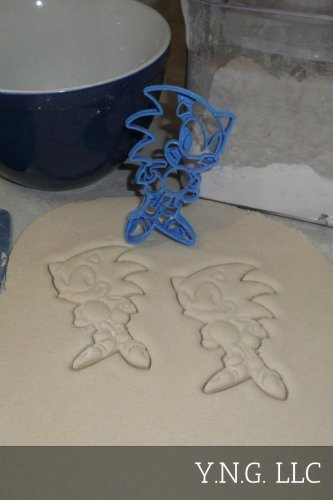 Sonic The Hedgehog Fast Character Game Adventure Film Cookie Cutter USA PR2468