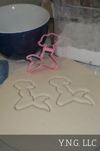 MERMAID FOLKLORE AQUATIC OCEAN CREATURE LEGENDARY WOMAN COOKIE CUTTER USA PR2441