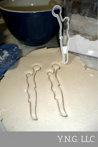 BASKETBALL PLAYER SHOOTING BALL JUMP SHOT TEAM NCAA NBA COOKIE CUTTER USA PR2413