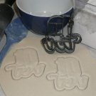 NUMBER TEN 10 WITH WORD LETTERED BIRTHDAY ANNIVERSARY COOKIE CUTTER USA PR2411