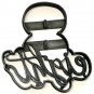 NUMBER EIGHT 8 WITH WORD LETTERED BIRTHDAY ANNIVERSARY COOKIE CUTTER USA PR2409