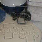 NUMBER SEVEN 7 WITH WORD LETTERED BIRTHDAY ANNIVERSARY COOKIE CUTTER USA PR2408