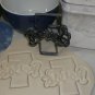 NUMBER SEVEN 7 WITH WORD LETTERED BIRTHDAY ANNIVERSARY COOKIE CUTTER USA PR2408