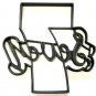 NUMBER SEVEN 7 WITH WORD LETTERED BIRTHDAY ANNIVERSARY COOKIE CUTTER USA PR2408