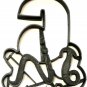 NUMBER SIX 6 WITH WORD LETTERED BIRTHDAY ANNIVERSARY COOKIE CUTTER USA PR2407