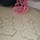 EASTER BUNNY RABBIT HOLDING EGG HUNT SPRING HOLIDAY COOKIE CUTTER USA PR2400
