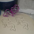 MERMAID LONG HAIR DOWN FOLKLORE AQUATIC OCEAN CREATURE COOKIE CUTTER USA PR2440