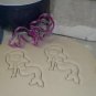 MERMAID LONG HAIR DOWN FOLKLORE AQUATIC OCEAN CREATURE COOKIE CUTTER USA PR2440