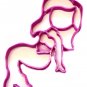 MERMAID LONG HAIR DOWN FOLKLORE AQUATIC OCEAN CREATURE COOKIE CUTTER USA PR2440