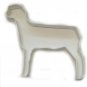 SHEEP FULL BODY FARM ANIMAL LIVESTOCK WOOL FLEECE LAMB COOKIE CUTTER USA PR2433