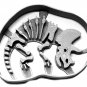 TRICERATOPS FOSSIL 3 THREE HORNED LARGE FRILL DINOSAUR COOKIE CUTTER USA PR2397
