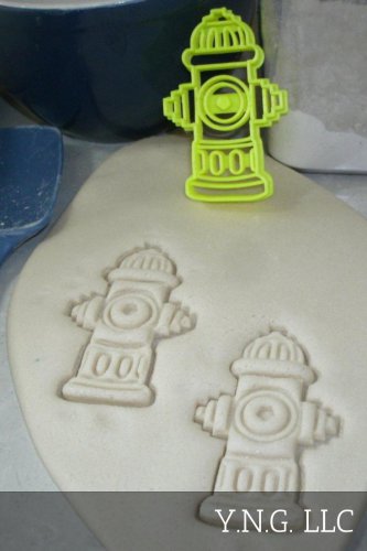FIRE HYDRANT FIREPLUG PUMP FIREFIGHTER WATER SUPPLY COOKIE CUTTER USA PR2384