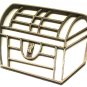 TREASURE PIRATE CHEST BURIED GOLD SILVER PEARL DIAMOND COOKIE CUTTER USA PR2380