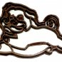 PLAYING PLAYFUL PUG DOG BREED PUPPY CURLY TAIL ADOPTION COOKIE CUTTER USA PR2372