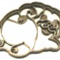 PUG BUTT BACK DOG BREED PUPPY CURLY TAIL SPLOOT BUTT COOKIE CUTTER USA PR2371