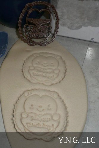 HAPPY BIRTHDAY TEDDY BEAR GREETINGS WISHES STUFFED COOKIE CUTTER USA PR2368
