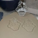 ICE CREAM CONE SUNDAE SWEET CUTE FACE COLD DESSERT SUMMER COOKIE CUTTER PR2365