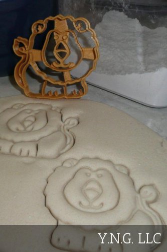 LION LEO ROAR GROWL FEROCIOUS AFRICAN SAFARI WILDLIFE COOKIE CUTTER USA PR2362