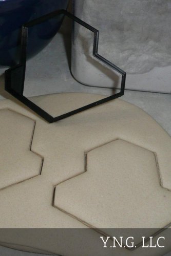TEFILLIN SHAPE PHYLACTERIES BLACK LEATHER BOX JEWISH COOKIE CUTTER USA PR2333