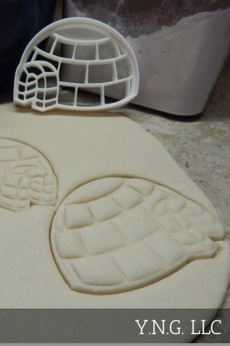 IGLOO BLOCKS OF SNOW ICE HOUSE FORT HUT SHELTER DOME COOKIE CUTTER USA PR2317