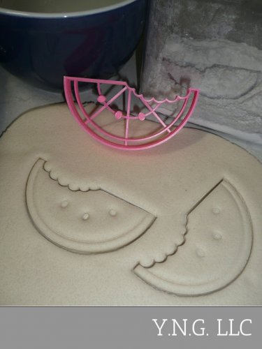 Watermelon Bite Melon Seeds Summer Snack Cookie Cutter USA PR2296