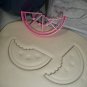 Watermelon Bite Melon Seeds Summer Snack Cookie Cutter USA PR2296