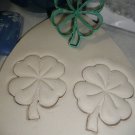 Cloverleaf Detail Lucky 4 Leaf Shamrock Good Luck Cookie Cutter PR2288