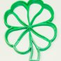 Cloverleaf Detail Lucky 4 Leaf Shamrock Good Luck Cookie Cutter PR2288