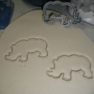 Rhino Rhinoceros Zoo Safari Animal Special Occasion Cookie Cutter USA PR2287