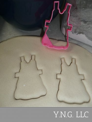 Paper Doll Tab Girl Sleeveless Dress Special Occasion Cookie Cutter USA PR2284